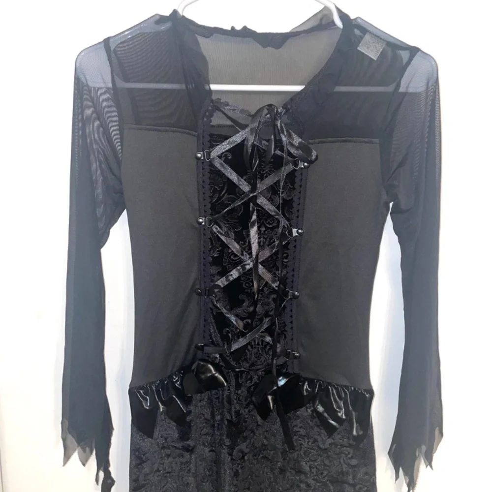 NWOT Girls Dress For Angel,Witch,Ghost Black Halloween Costume Cosplay Size XXL